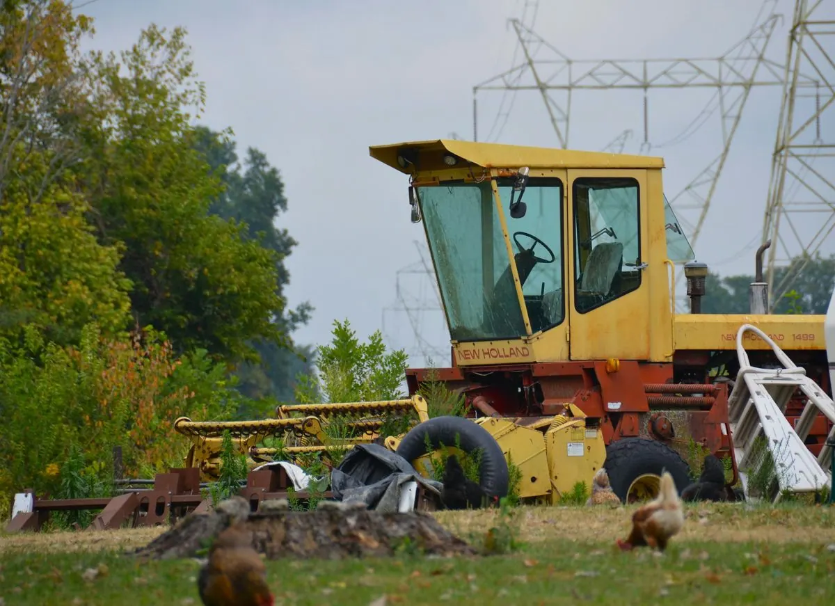 Close detail of agricultural handling equipment, representing handling and utility equipment enquiries for practical rural tasks.